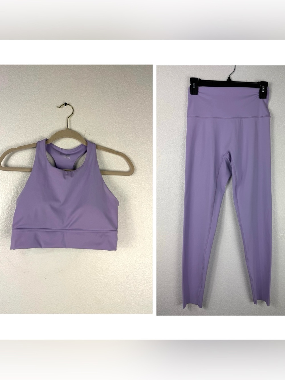 aerie Lavender top and bottom set size M
